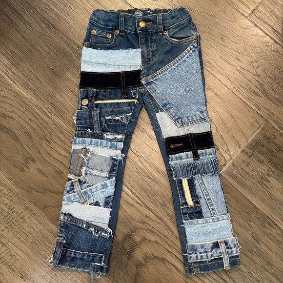 wonder nation Other - Wonder Nation Girls‎ Slim Fit Denim Patch Jeans